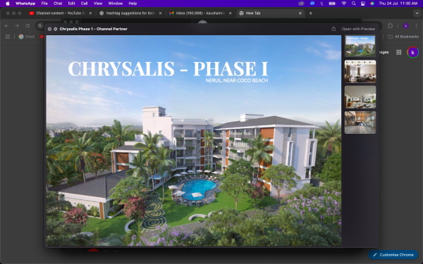 CHRYSALSIS PHASE 1-Near Ahilya By The Sea, Reis Margos Road, Nerul, Goa 403114